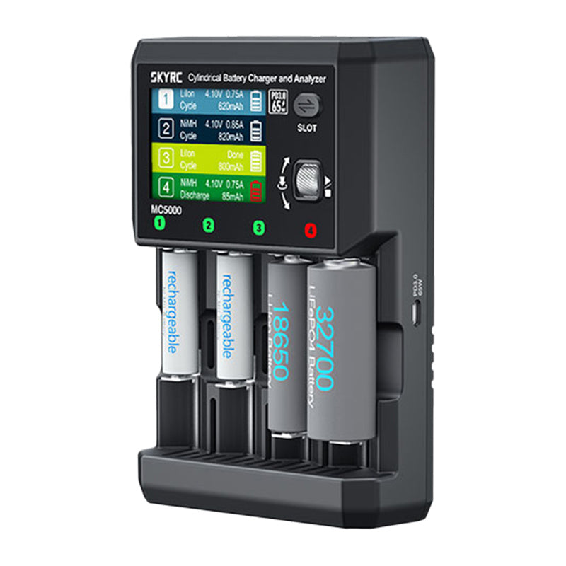 SkyRC MC5000 cylindrical battery charger and analyzer - Product Image 2