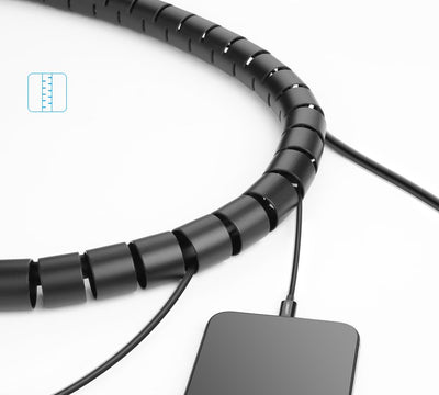Ugreen LP121 30819 cover, cable organizer, 3m - black