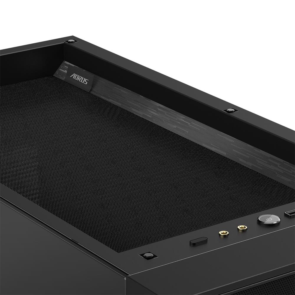 Case GIGABYTE AORUS C500 GLASS MidiTower Not included ATX EATX MicroATX MiniITX Colour Black GB-AC500GST