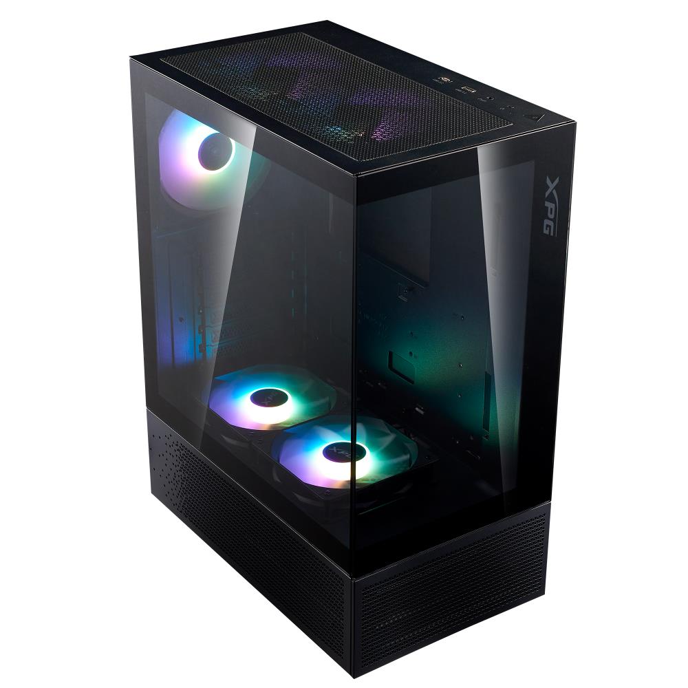 Case ADATA INVADER X MINI MidiTower Case product features Transparent panel ATX MicroATX MiniITX Colour Black INVADERXMINIMT-BKCWW