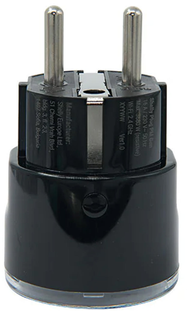 Shelly Plug PM Gen3 Matter 13A smart socket, black - Product Image 4