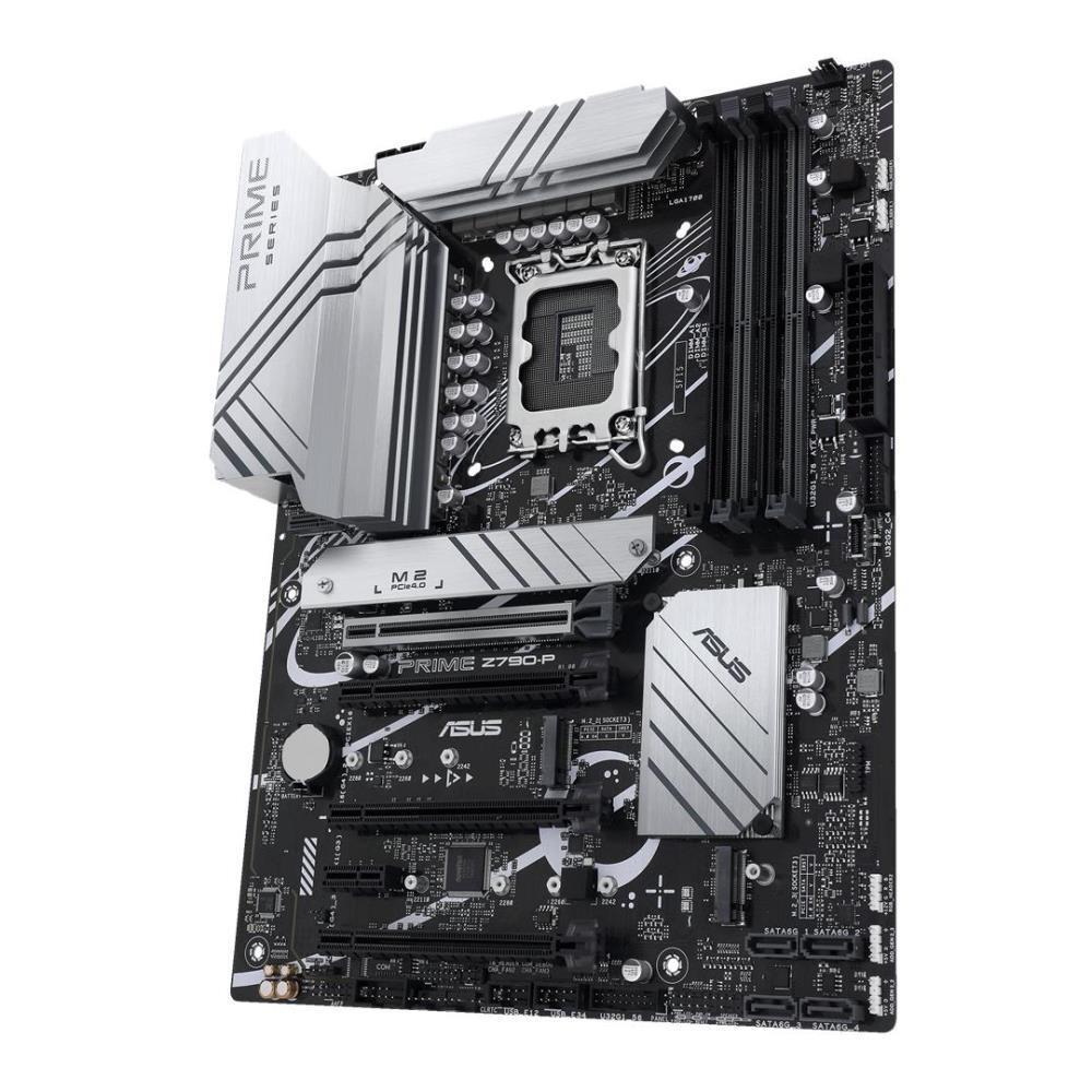 Mainboard ASUS Intel Z790 LGA1700 ATX Memory DDR5 Memory slots 4 1xPCI-Express 3.0 1x 3xPCI-Express 4.0 16x 1xPCI-Express 5.0 16x 3xM.2 1xHDMI 1xDisplayPort 4xUSB 2.0 3xUSB 3.2 1xUSB-C 1xPS/2 1xRJ45 3xAudio port PRIMEZ790-P