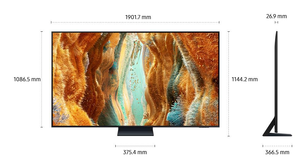 TV Set SAMSUNG 85 " 4K Ultra HD 3840 x 2160 pixels Flat 16:9 Neo QLED QE85QN77FATXXH