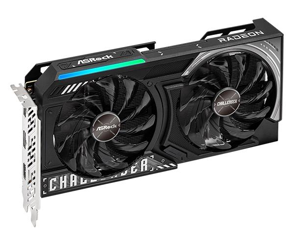 Graphics Card ASROCK AMD Radeon RX 9060 XT 8 GB GDDR6 128 bit PCIE 5.0 16x Dual Slot Fansink RX9060XTCL8GO
