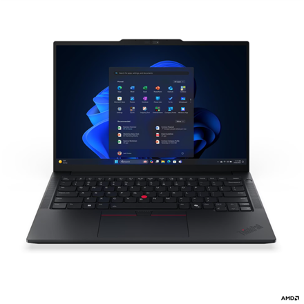 Lenovo ThinkPad E14 Gen 8 14 WUXGA AMD R7 AI 345/16GB/512GB/AMD Radeon 840M/WIN11 Pro/Nordic Backlit kbd/FP/3Y Warranty 