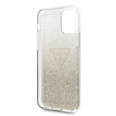 Guess GUHCN65SGTLGO iPhone 11 Pro Max gold/gold hard case Glitter Triangle