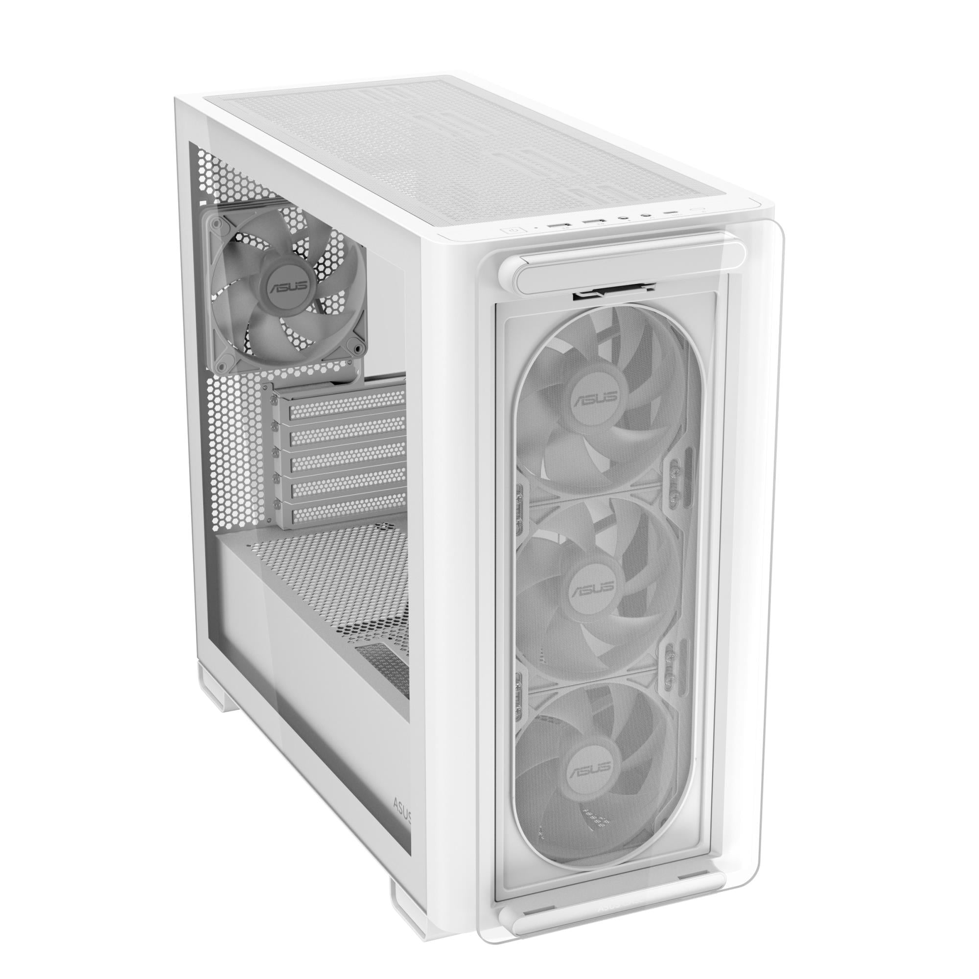 Case ASUS A23 PLUS MidiTower Case product features Transparent panel MicroATX MiniITX Colour White A23PLUSTG/ARGBWHITE