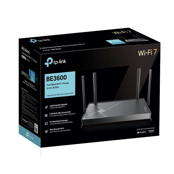 Wireless Router TP-LINK 3600 Mbps Number of antennas 4 ARCHERBE3600
