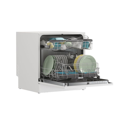 Candy Dishwasher | CP 8F9FFW | Free-standing | Width 55 cm | Number of place settings 8 | Number of programs 8 | Energy 