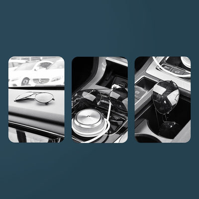 Baseus Car Holder Glasses Clip Silver (ACYJN-B0S)