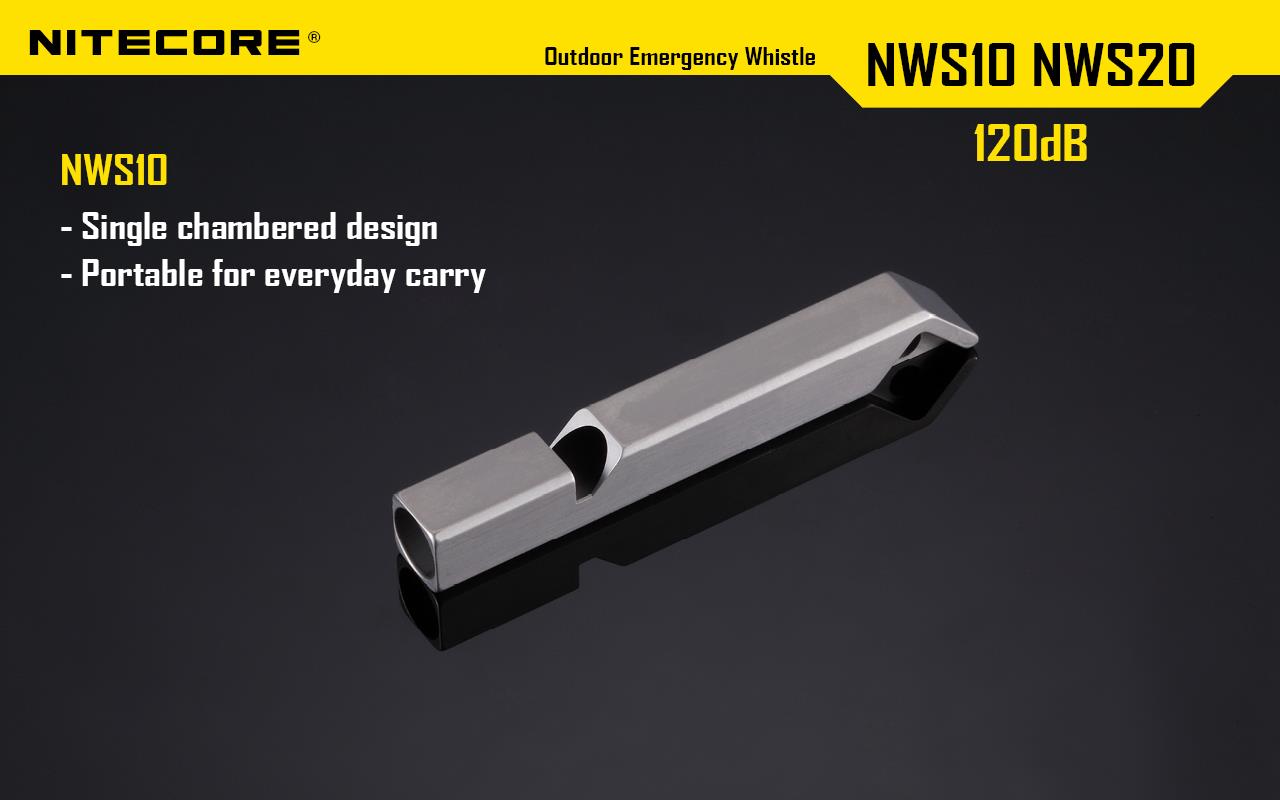 WHISTLE OUTDOOR EMERGENCY/120DB NWS10 NITECORE