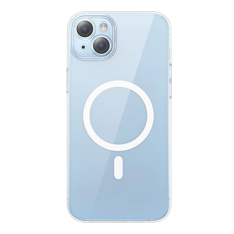 Baseus Crystal Series Magnetic Case for iPhone 14 Plus + tempered glass - Image 1
