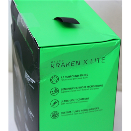 SALE OUT. Razer Kraken X Lite Gaming Headset, Over-Ear, Wired, Microphone, Black | SALE OUT. | Razer | Kraken X Lite | W