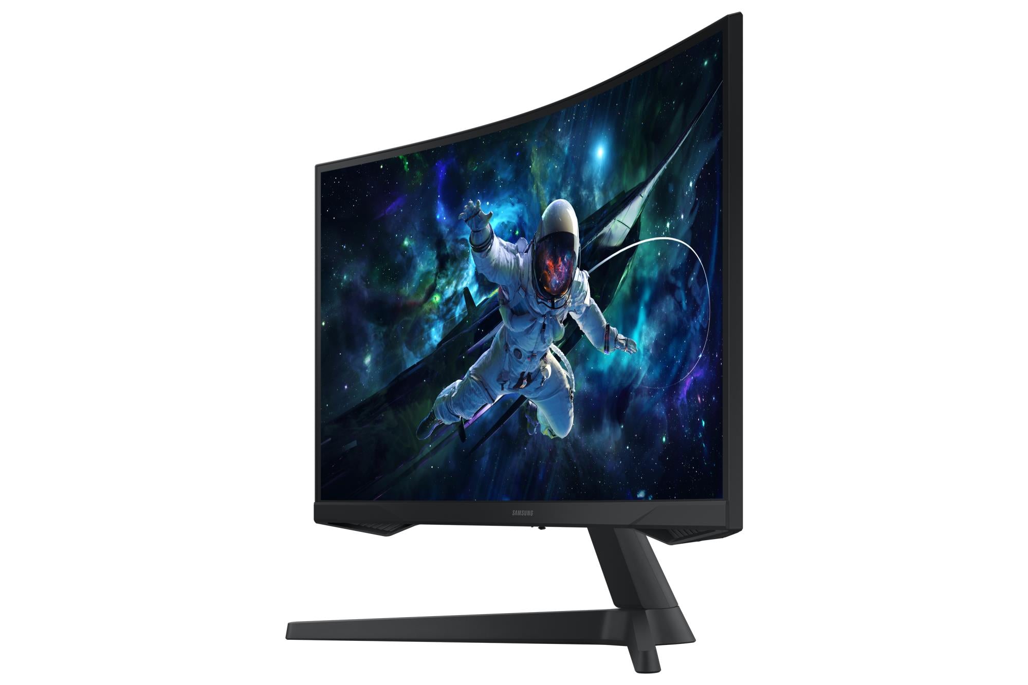 LCD Monitor SAMSUNG LS27CG552EUXEN 27" Gaming/Curved Panel VA 2560x1440 16:9 165 Hz Matte 1 ms Height adjustable Colour Black LS27CG552EUXEN