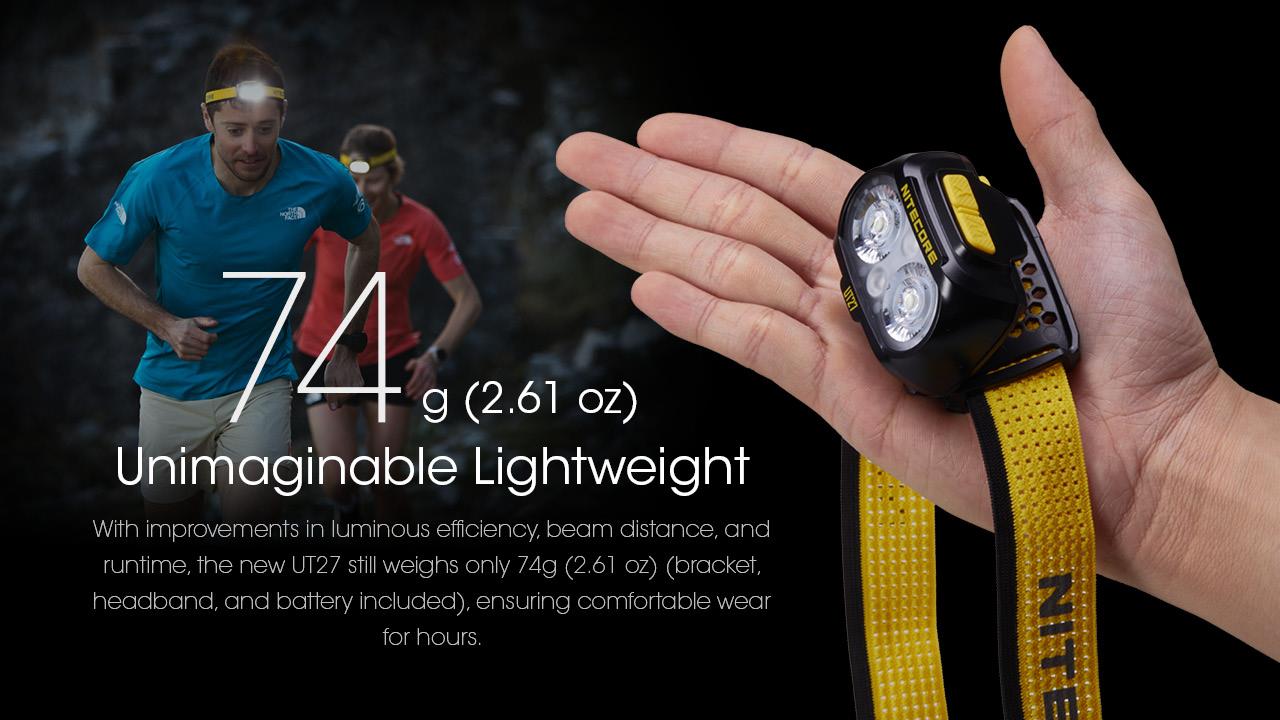 HEADLAMP UT SERIES 800LUMENS/UT27 UPGRADE NITECORE