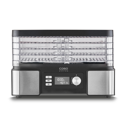 Caso | Food Dehydrator | DH 450 | Power 370-450 W | Number of trays 5 | Temperature control | Integrated timer | Black/S