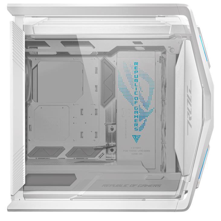 Case ASUS ROG Hyperion GR701 MidiTower Case product features Transparent panel Not included ATX EATX MicroATX MiniITX Colour White GR701ROGHYPWH/PWMFAN