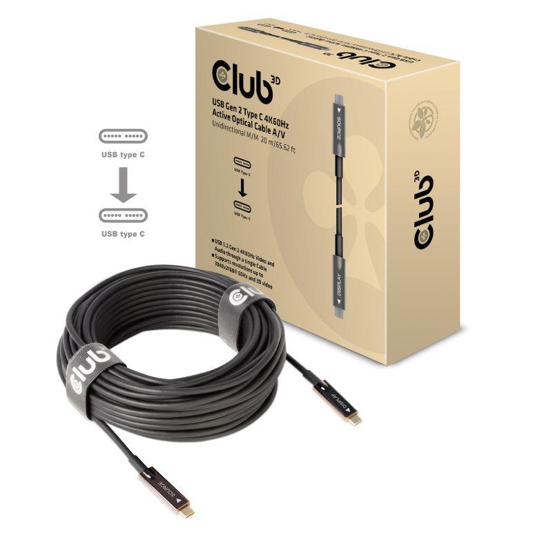 CABLE USB-C 20M/M/M CAC-1589 CLUB3D