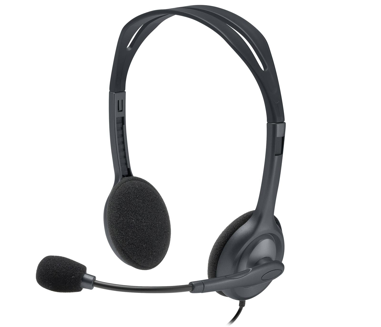 HEADSET STEREO H111/GREY 981-000593 LOGITECH
