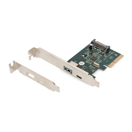 Digitus | PCIe card, USB-C 3.1 Gen 2, 10Gpbs, USB-A 3.1 | DS-30225