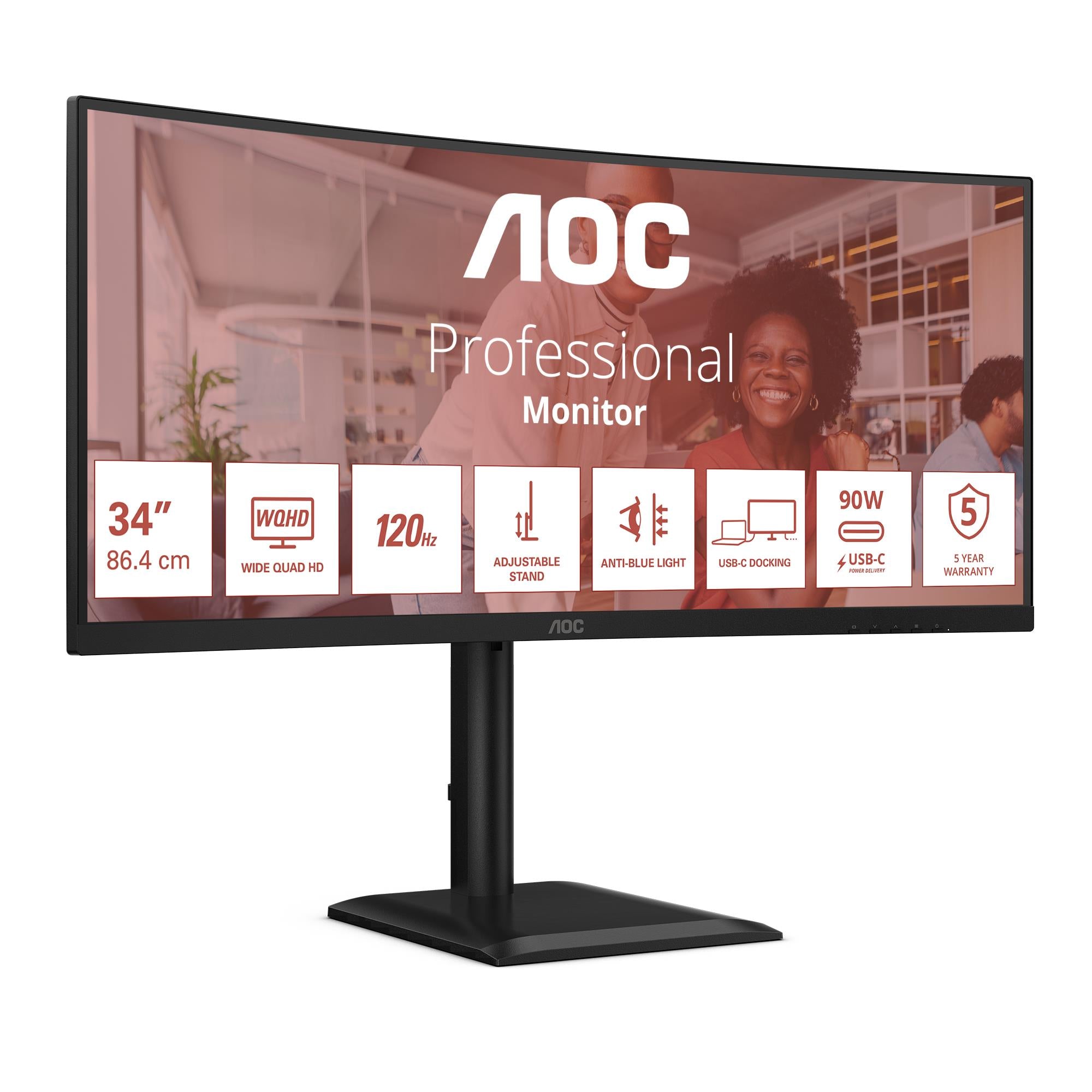 AOC CU34E4CV Monitors