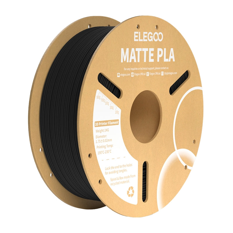 Filament PLA Matte ELEGOO (black) - Image 1