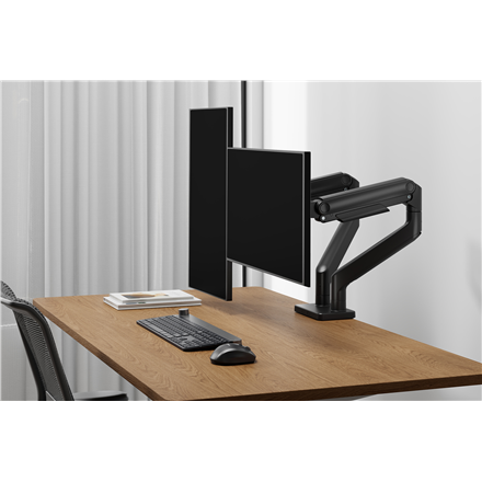 Digitus Desk Mount | Height, tilt, rotation, depth, pivot | Dual Monitor Mount | 2x 45 " | Maximum weight (capacity) 2x 