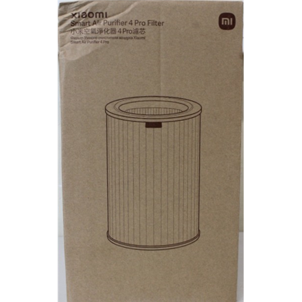 SALE OUT. | Smart Air Purifier 4 Pro Filter | HEPA filter | Black | DAMAGED PACKAGING, DENTED