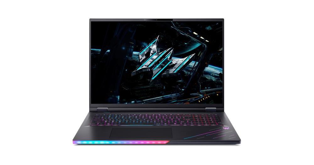 Notebook ACER Predator HELIOS 18 AI PH18-73-90S7 CPU Intel Core Ultra U9-275HX 2700 MHz 18" RAM 64GB SSD 2TB NVIDIA GeForce RTX 5090 24GB ENG Card Reader SD Windows 11 Home Black 3.5 kg NH.QVWEL.001