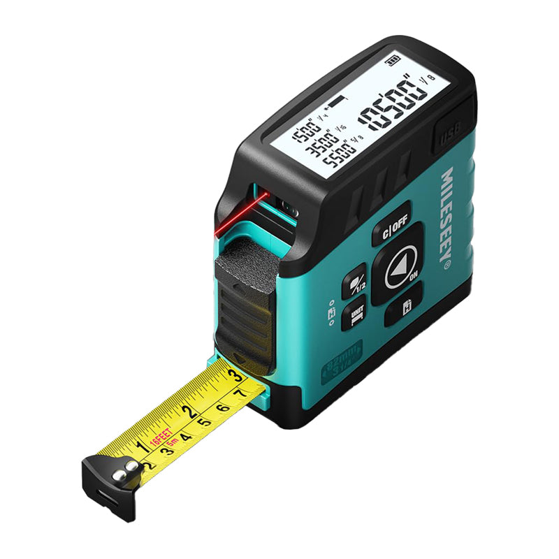 Mileseey DT20 Laser Distance Measurer with a 40-meter measuring tape - Image 3