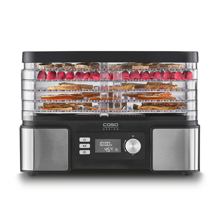 Caso | Food Dehydrator | DH 450 | Power 370-450 W | Number of trays 5 | Temperature control | Integrated timer | Black/S
