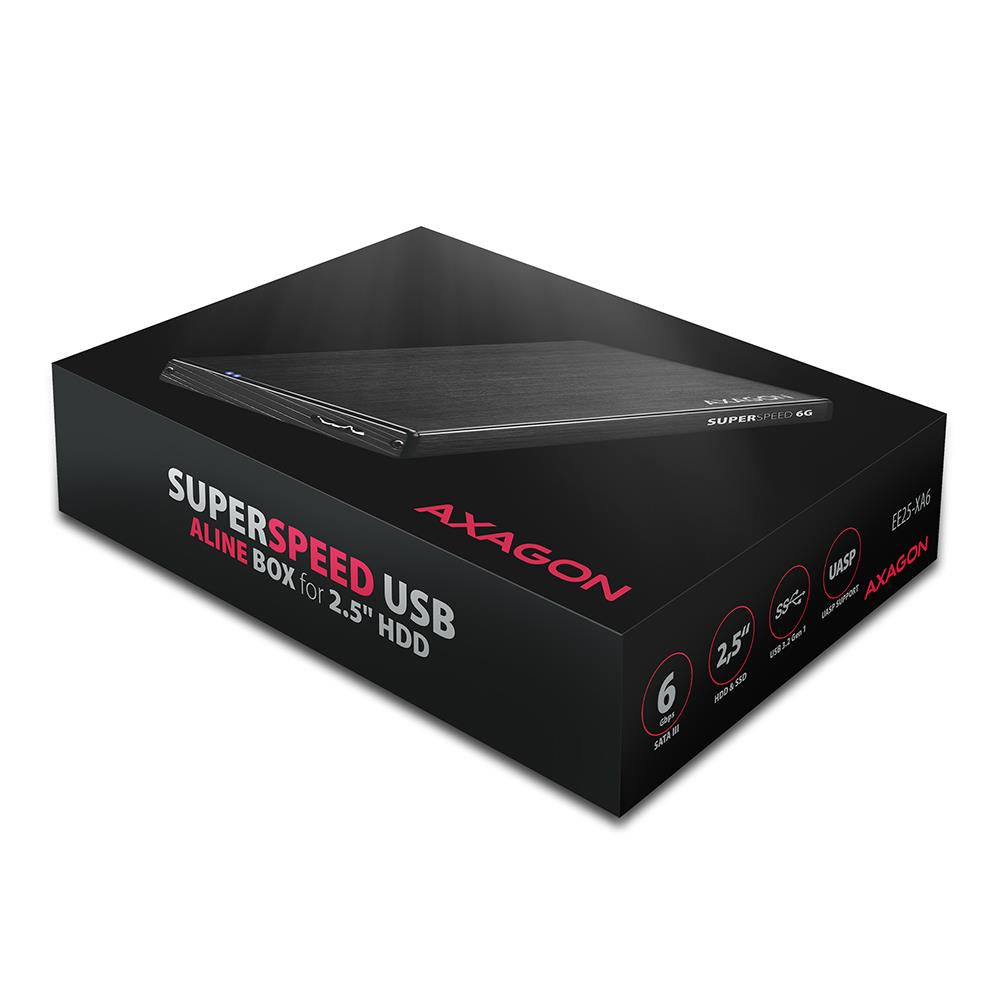 HDD ACC ENCLOSURE 2.5"/USB3.2 EE25-XA6 AXAGON