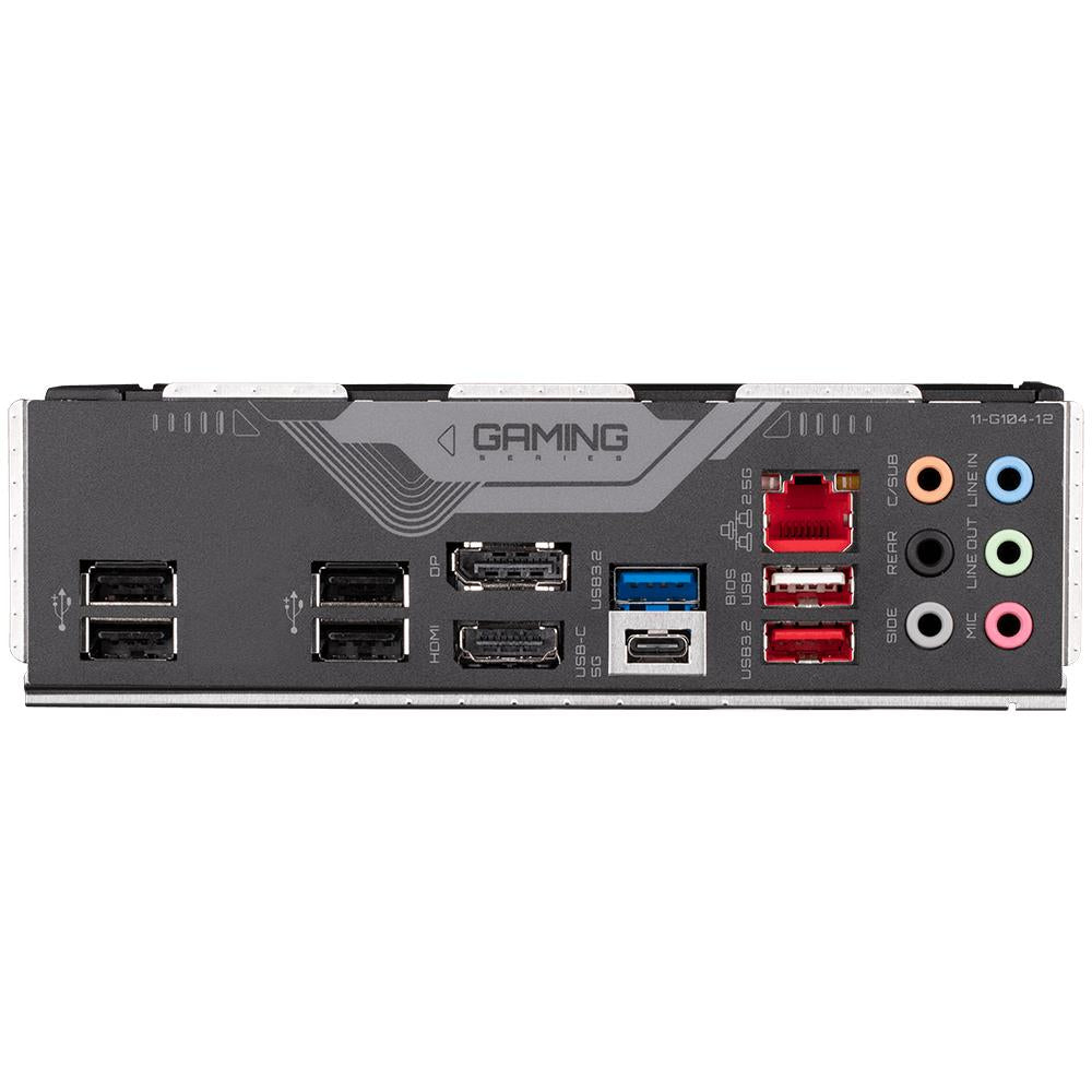 Mainboard GIGABYTE Intel B760 Express LGA1700 ATX Memory DDR5 Memory slots 4 2xPCI-Express 3.0 16x 1xPCI-Express 4.0 16x 3xM.2 1xHDMI 1xDisplayPort 5xUSB 2.0 2xUSB 3.2 1xUSB-C 1xRJ45 6xAudio port B760GAMINGX