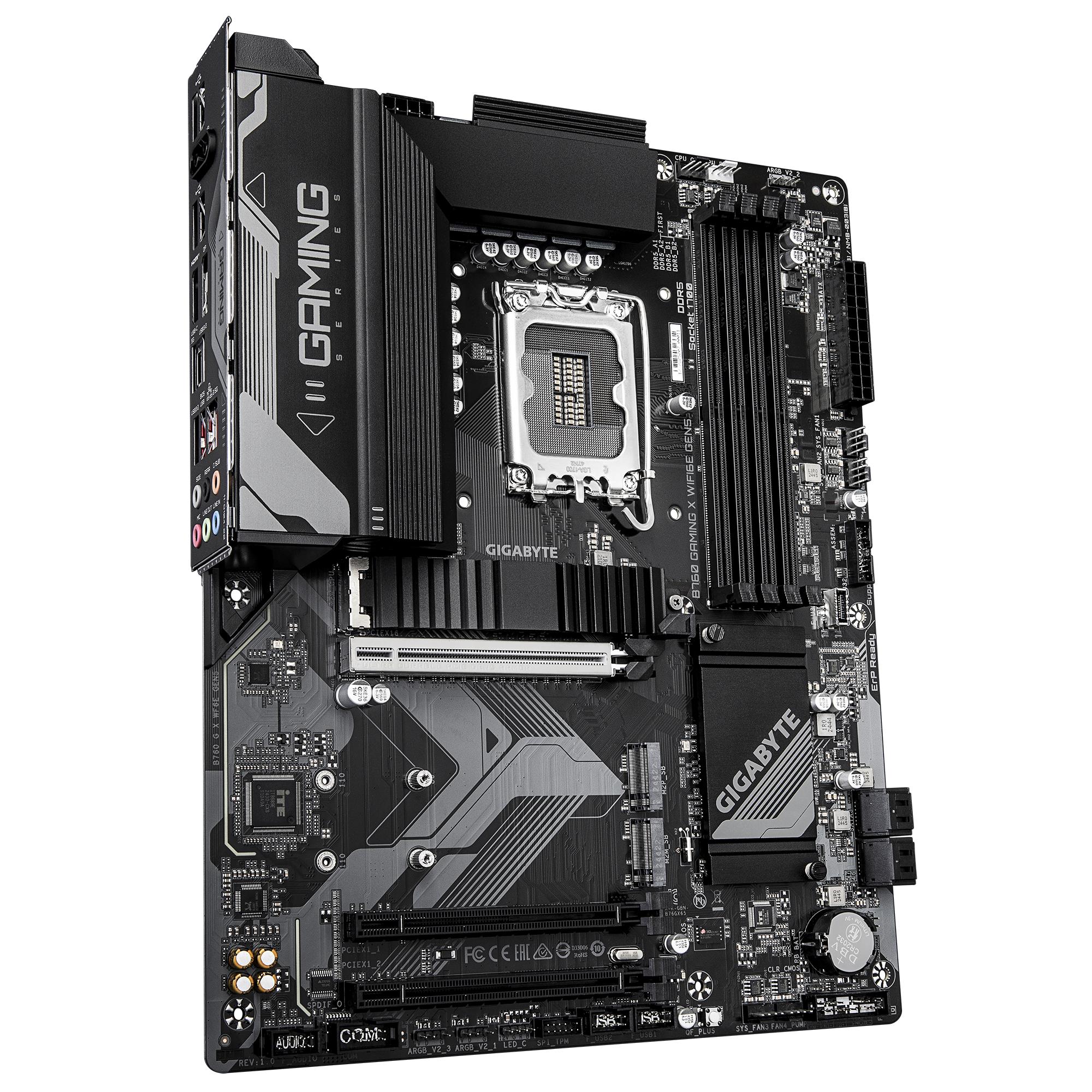 Mainboard GIGABYTE Intel B760 Express LGA1700 ATX Memory DDR5 B760GXWF6EGEN5