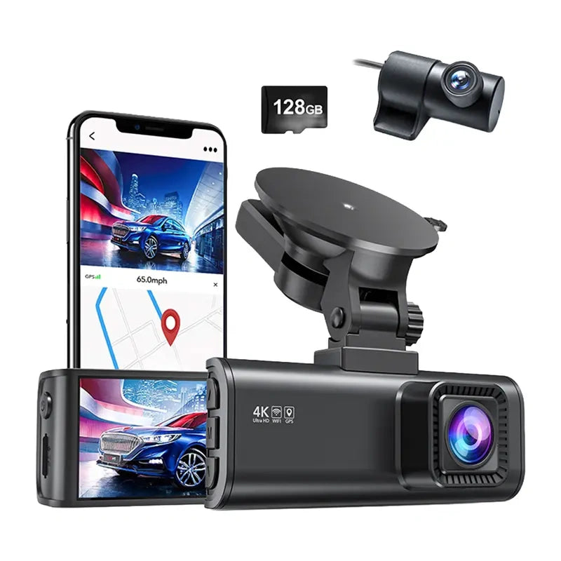 REDTIGER F7NP WiFi 4K + 1080p 128GB Dash Cam - Image 3