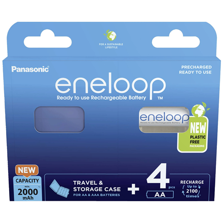 Panasonic | Rechargeable Batteries | ENELOOP BK-3MCDEC4BE | AA | 2000 mAh | 4 pc(s)