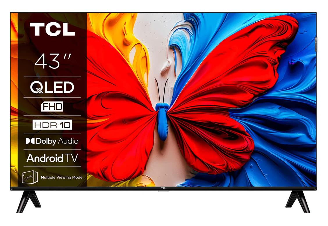 TV Set TCL 43 " Full HD 1920 x 1080 pixels Flat 16:9 QLED 43V5C