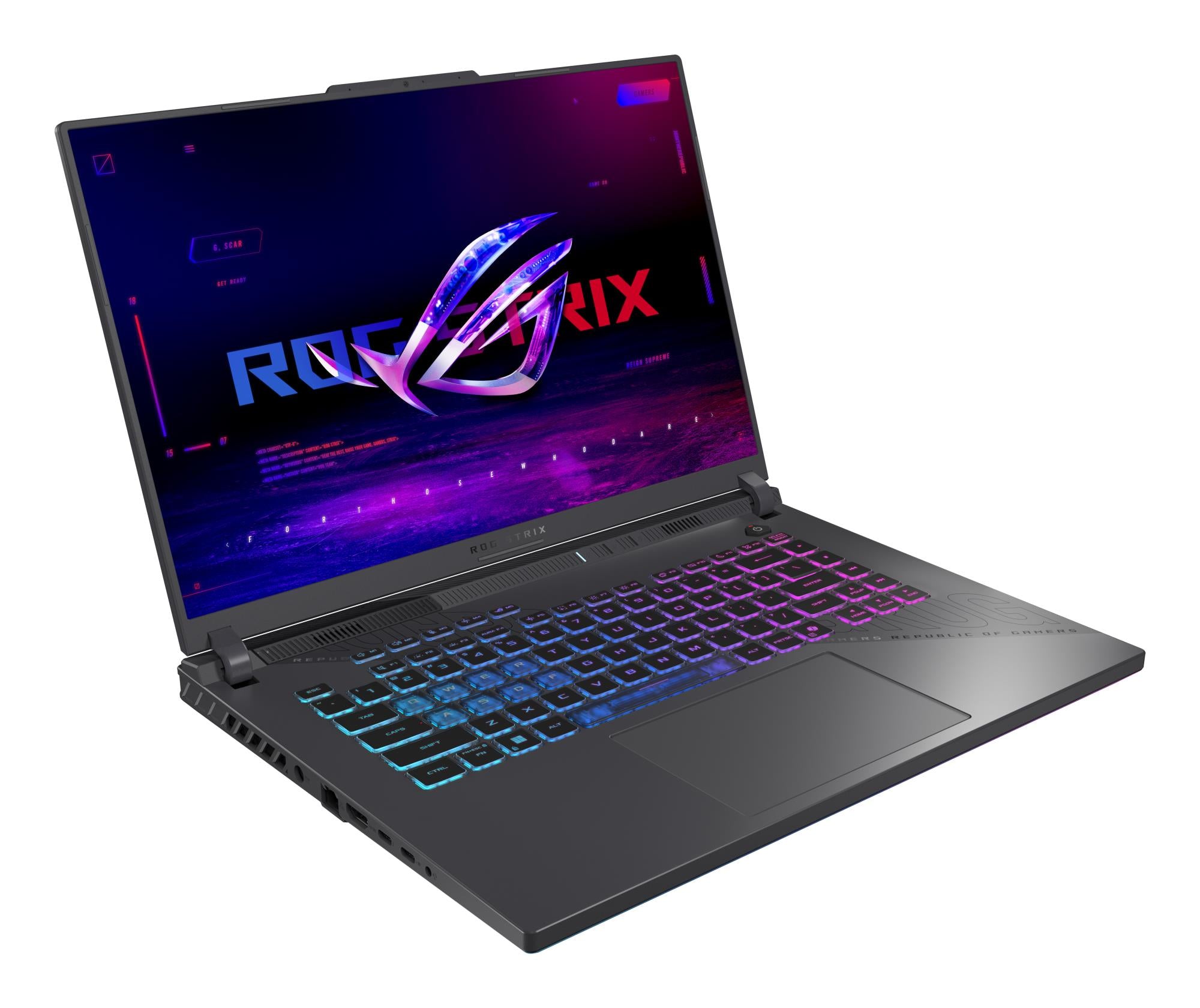 Notebook ASUS ROG Strix G16 (2025) G614PR-RV092W CPU AMD Ryzen 9 8940HX 2400 MHz 16" 1920x1200 RAM 16GB DDR5 5200 MHz SSD 1TB NVIDIA GeForce RTX 5070 Ti 12GB ENG Windows 11 Home Eclipse Grey 2.5 kg 90NR0NJ7-M00690