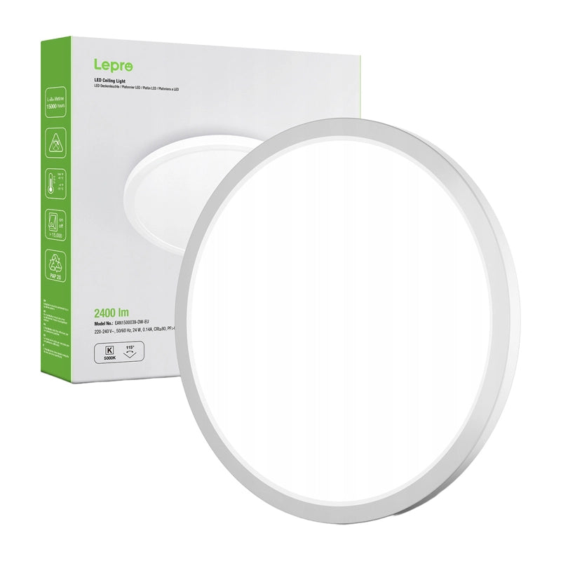 LEPRO 1500039-DW-EU 24W 2400lm Ceiling Light - Image 1