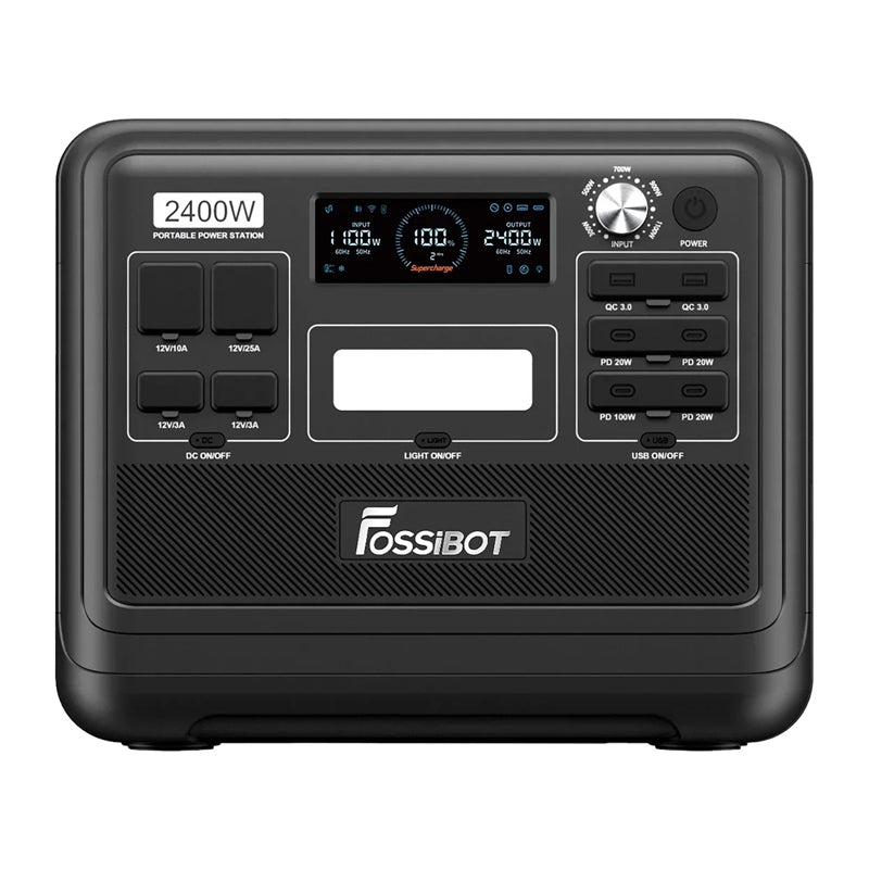 FOSSIBOT F2400 2400W Charging Station (Black) - Image 3