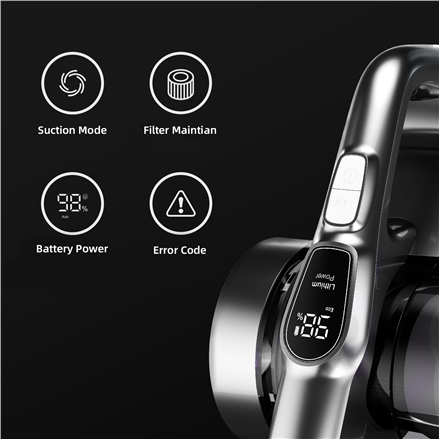 Jimmy | Vacuum Cleaner | H9 Pro | Cordless operating | 600 W | 28.8 V | Operating time (max) 80 min | Silver/Cooper | Wa