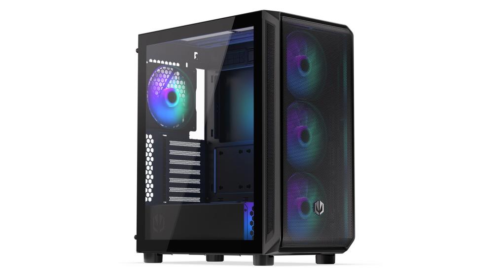 Case ENDORFY Arx 500 ARGB MidiTower Case product features Transparent panel Not included ATX MicroATX MiniITX Colour Black EY2A011