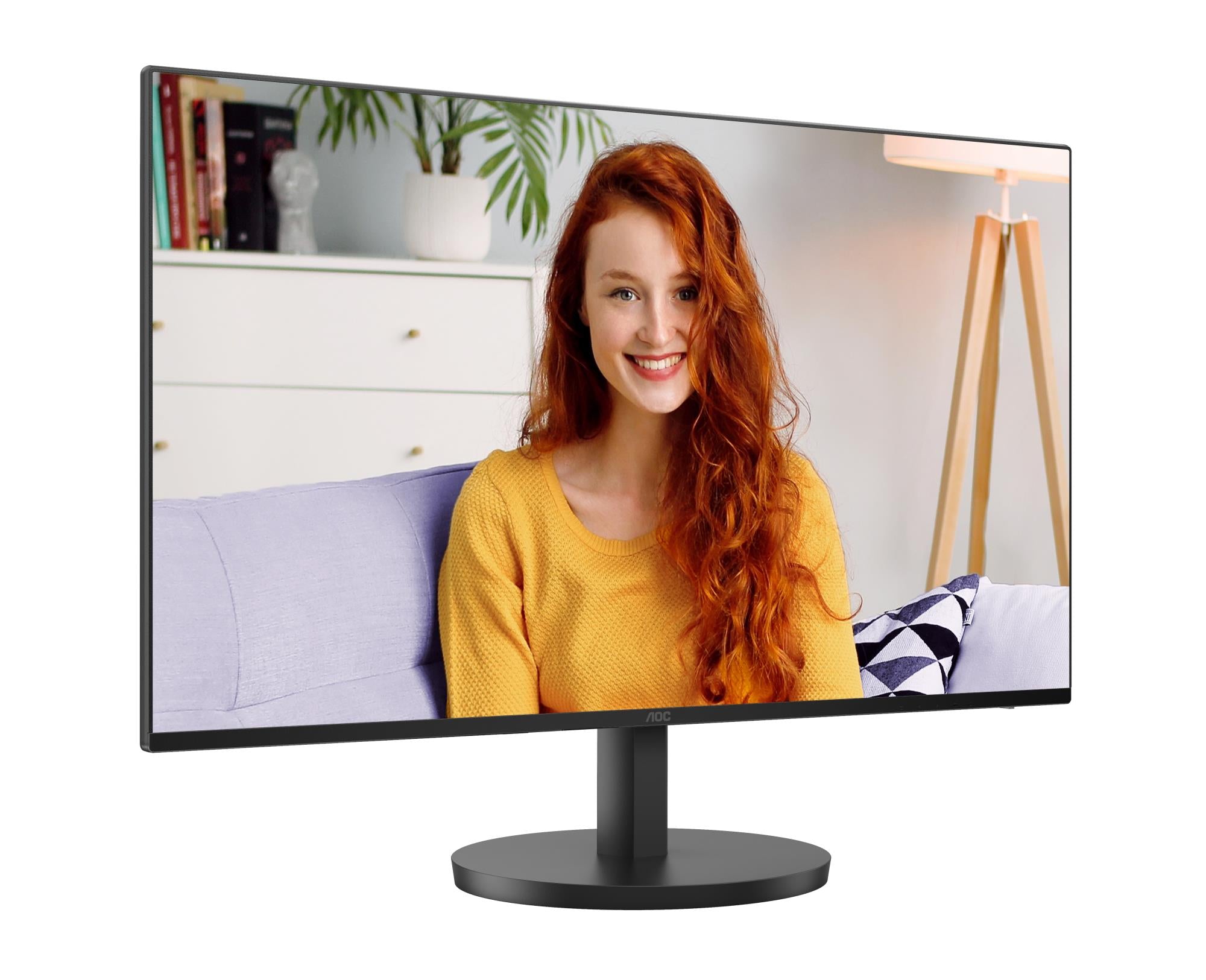 LCD Monitor AOC 24B3HA2 24" Panel IPS 1920x1080 16:9 100 Hz Matte 4 ms Speakers Colour Black 24B3HA2