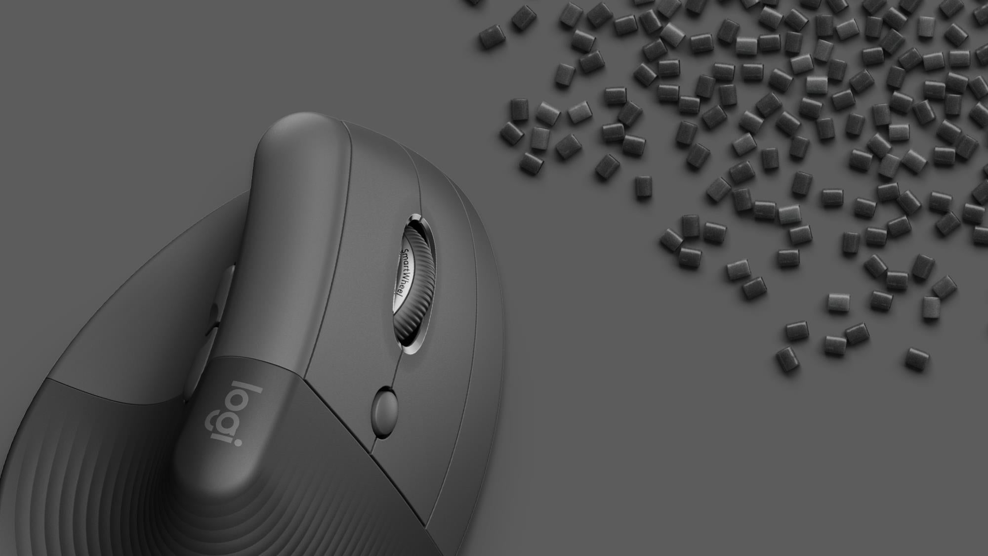 MOUSE USB OPTICAL WRL LIFT VER/BLACK 910-006473 LOGITECH