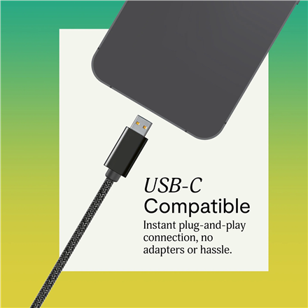 Marley Wired Earbuds | Smile Jamaica | Built-in microphone | USB Type-C | Signature Black