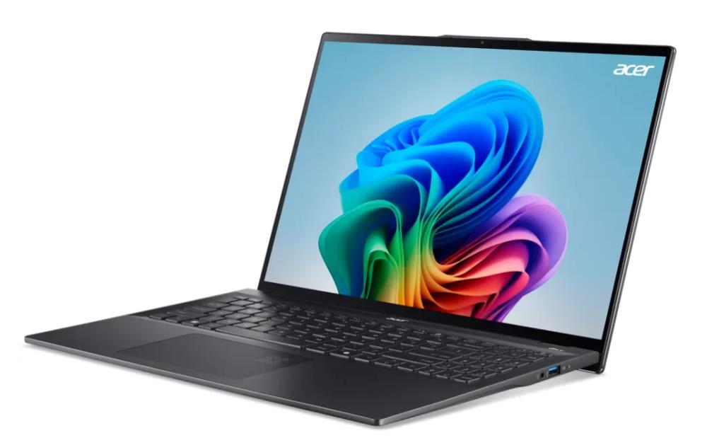 Notebook ACER Swift 16 AI OLED SF16-51-7006 CPU Core Ultra u7-256V 2200 MHz 16" 2880x1800 RAM 16GB LPDDR5x SSD 1TB Intel Arc 140V Integrated ENG Windows 11 Home Black 1.46 kg NX.J3ZEL.003