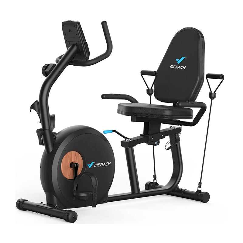 MERACH MR-S23B1-EU recumbent exercise bike (black) - Image 1