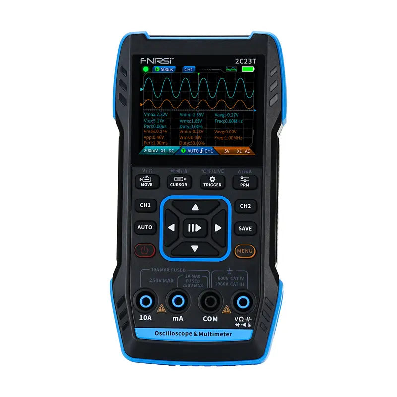 Portable 3-in-1 oscilloscope FNIRSI 2C23T multimeter signal generator - Image 2