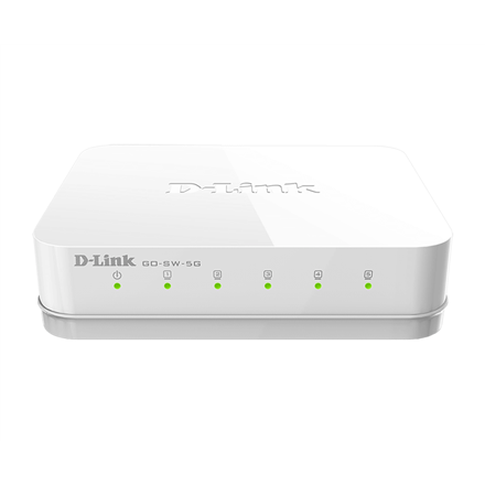 D-Link | Switch | GO-SW-5G/E | Unmanaged | Desktop | Gigabit Ethernet (copper) ports quantity 5 | Power supply type Exte