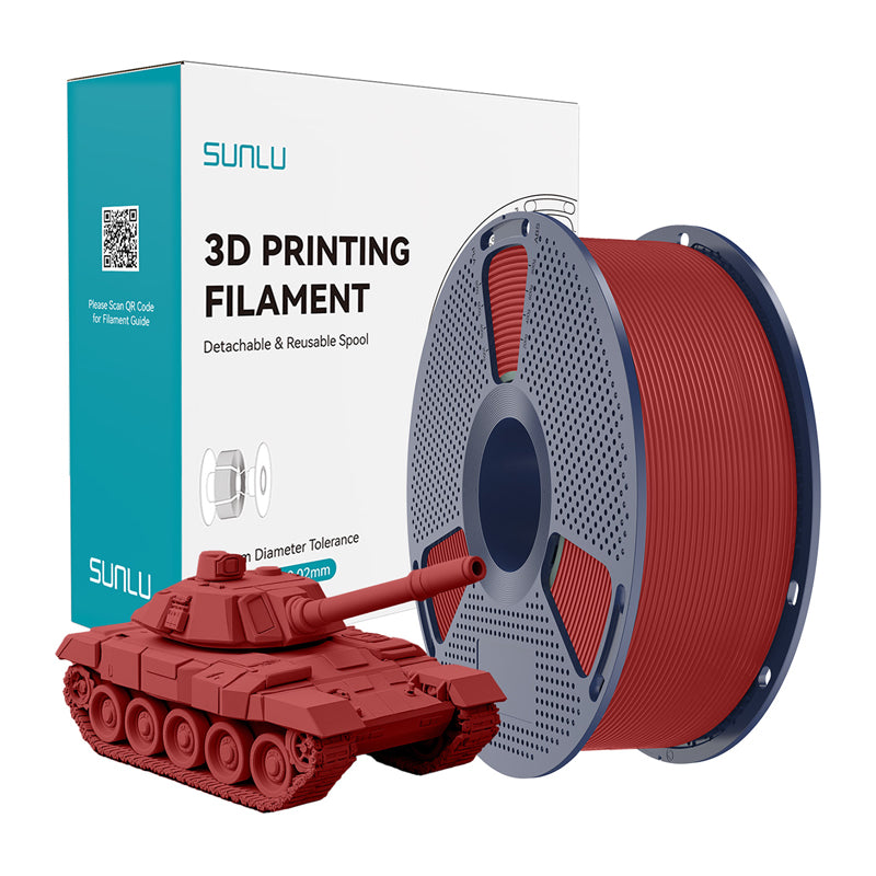 Sunlu PLA+ High-Speed Red Filament - Image 1
